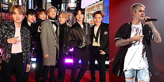 BTS「BTS/J・ビーバー/J.バルヴィンなど、HYBEとイサカ・ホールディングスの新たな協力関係を所属アーティストたちが動画で祝福」1枚目/1