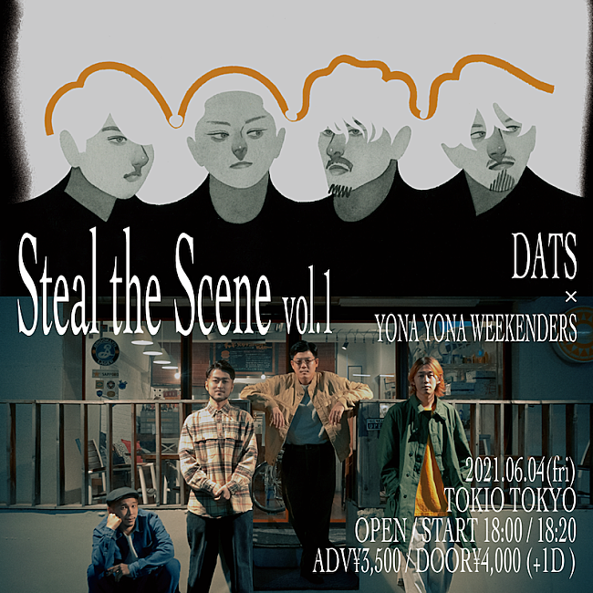 ＤＡＴＳ「TOKIO TOKYOの【Steal the Scene】にDATSとYONA YONA WEEKENDERS出演」1枚目/1