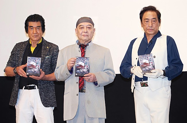 「レジェンドライダ－３人が約８年ぶりに集結！　藤岡弘、「お互い命を懸けて向き合ってきた」」1枚目/1