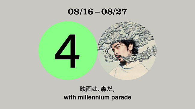 MILLENNIUM PARADE「【映画は、森だ。/ with millennium parade】」2枚目/5