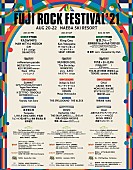 「【FUJI ROCK FESTIVAL &amp;#039;21】YouTubeでのライブ配信アーティスト・ラインアップ発表」1枚目/1