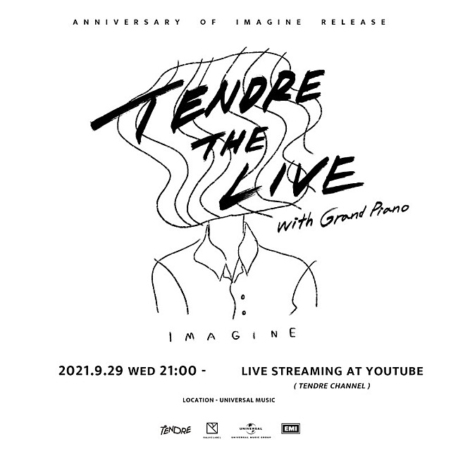 ＴＥＮＤＲＥ「TENDRE、新AL『IMAGINE』リリース記念生配信ライブ開催決定」1枚目/1