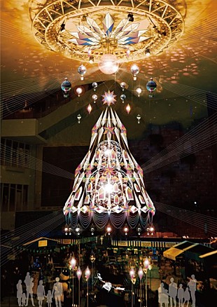 「H ZETTRIOのX'masソングが阪急うめだ本店クリスマスイルミネーションショーで使用」