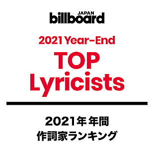 「【ビルボード 2021年年間TOP Lyricists】作詞家ランキングはAyaseが1位、優里が4位に上昇」
