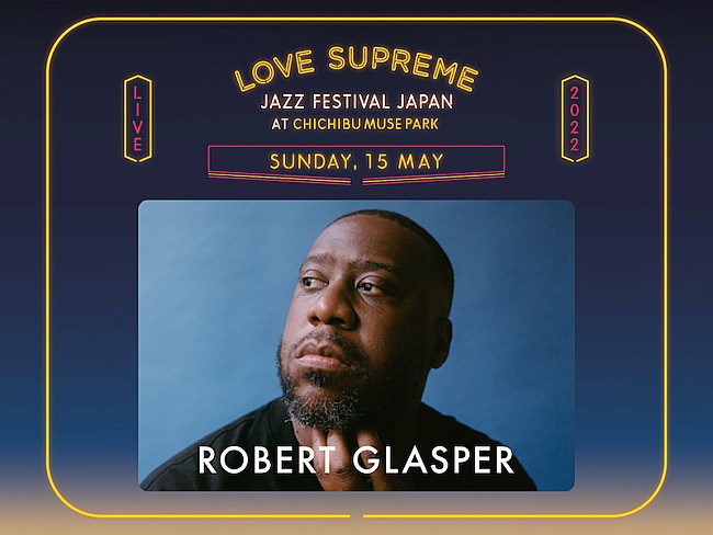 ロバート・グラスパー「ロバート・グラスパーが【LOVE SUPREME JAZZ FESTIVAL JAPAN 2022】ヘッドライナーに」1枚目/1