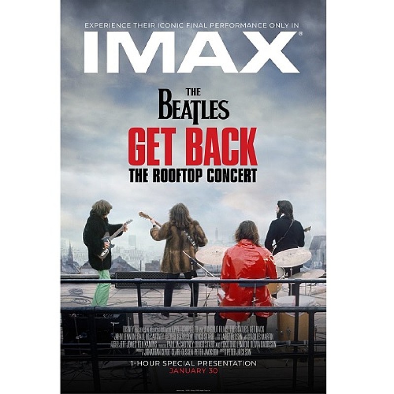 『ザ・ビートルズ Get Back：ザ・ルーフトップ・コンサート』告知ポスターの発売決定
