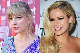 「テイラー・スウィフト、アヴリル・ラヴィーンの新作リリースを祝して花束を贈る」