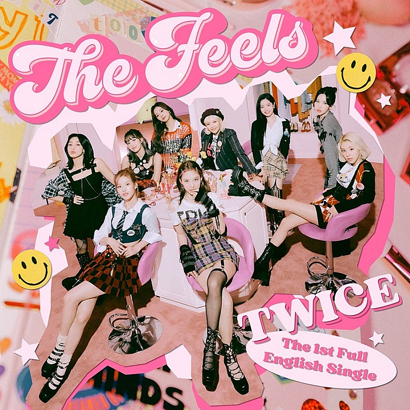 TWICE「TWICE「The Feels」自身5曲目のストリーミング累計1億回再生突破」1枚目/1