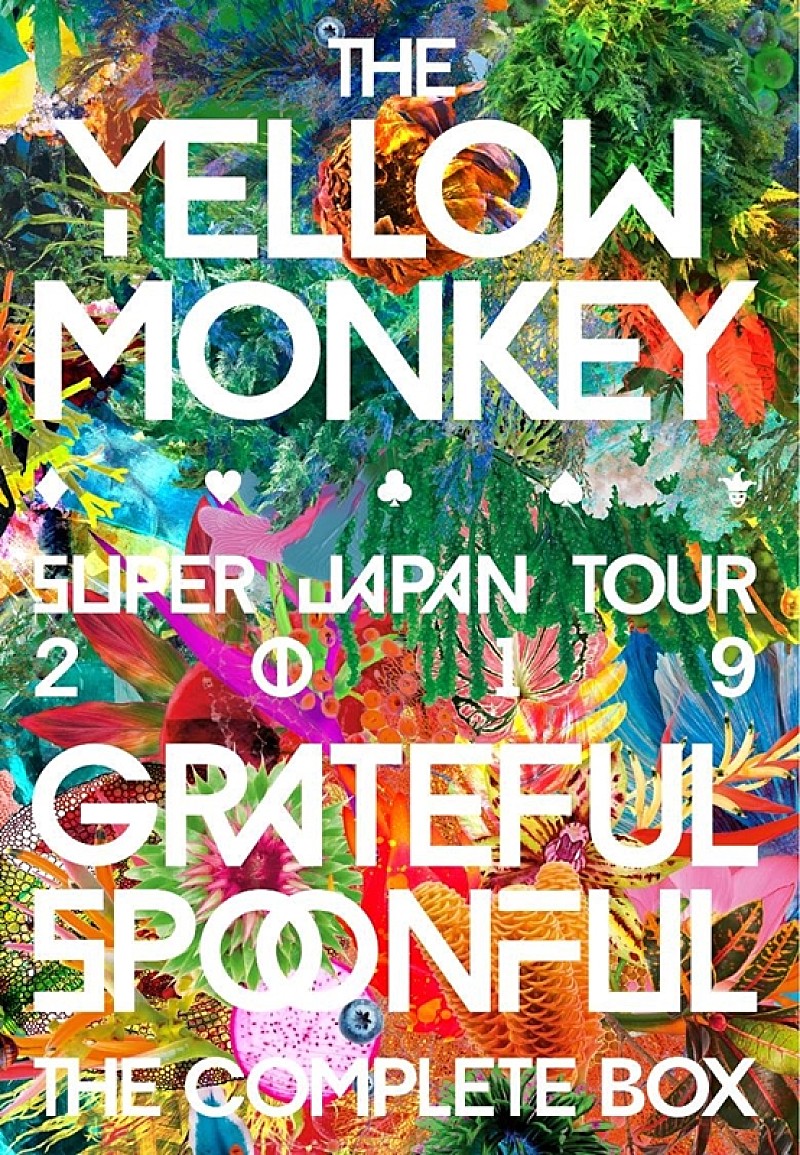 THE YELLOW MONKEY「THE YELLOW MONKEY、映像作品『THE YELLOW MONKEY SUPER JAPAN TOUR 2019 -GRATEFUL SPOONFUL- Complete Box』商品写真」1枚目/8