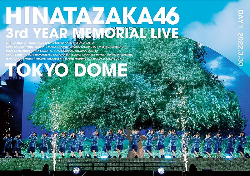 日向坂46「『3周年記念MEMORIAL LIVE ～3回目のひな誕祭～ in Tokyo Dome -DAY1-』通常盤（2DVD）」3枚目/6