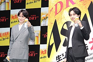 「中島健人「ビッグSexy Zoneを目指したい」　菊池風磨と生ジョッキ缶「大生」をPR」