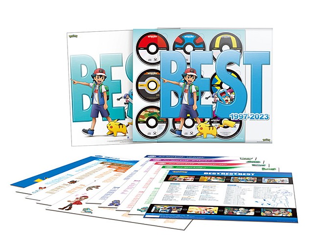 「ベストアルバム『ポケモンTVアニメ主題歌 BEST OF BEST OF BEST 1997-2023』
完全生産限定盤（8CD＋Blu-ray＋豪華パッケージ仕様）」2枚目/6