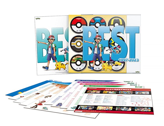 「ベストアルバム『ポケモンTVアニメ主題歌 BEST OF BEST OF BEST 1997-2023』
完全生産限定盤（8CD＋DVD＋豪華パッケージ仕様）」4枚目/6