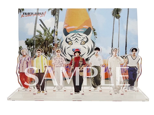 「Travis Japan 映像作品『Travis Japan -The untold story of LA-』FC限定盤 グループアクリルスタンド」4枚目/5
