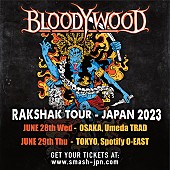 「インドのブラッディウッド、ジャパン・ツアーが2023年6月に決定」1枚目/1