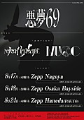 ＮＩＧＨＴＭＡＲＥ「NIGHTMARE x MUCC、東名阪を廻る初のツーマンツアー開催」1枚目/3