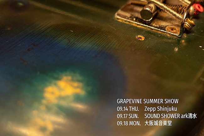 GRAPEVINE「GRAPEVINEのワンマンライブが9月に東京、静岡、大阪で開催」1枚目/2