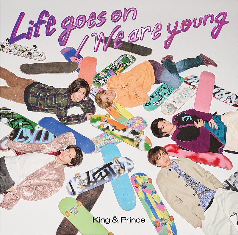 King & Prince「【ビルボード 2023年上半期Top Singles Sales】King &amp; Prince『Life goes on／We are young』で初首位　Snow Man／乃木坂46が続く」1枚目/1