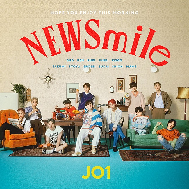 JO1「JO1、セルフ・プロデュースの新曲「NEWSmile」先行配信開始」1枚目/1