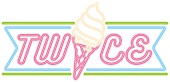 TWICE「TWICE×タワレコ、初のコラボカフェ開催へ　特典つき“ツインワッフルアイス”など販売」1枚目/3