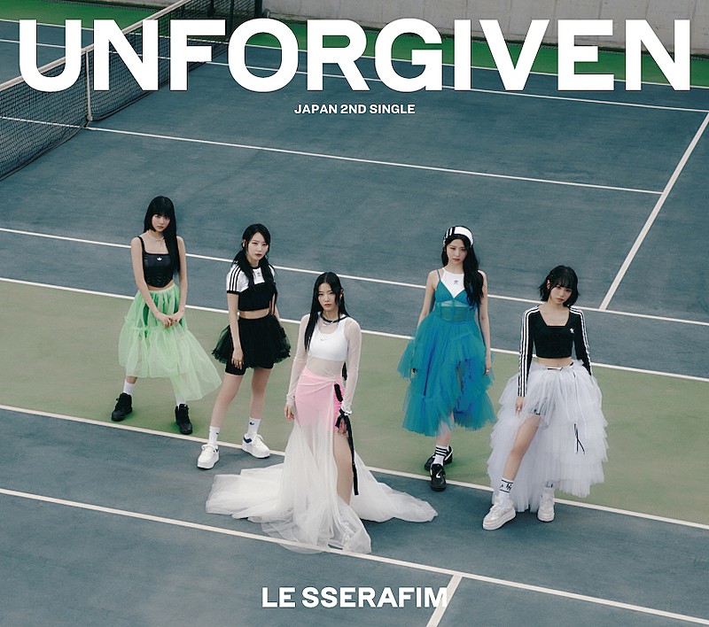 LE SSERAFIM「LE SSERAFIM、日本2ndシングル『UNFORGIVEN』全形態のジャケット写真公開」1枚目/10