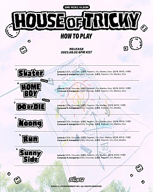 「xikers、2ndミニアルバム『HOUSE OF TRICKY : HOW TO PLAY』のトラックリスト公開」