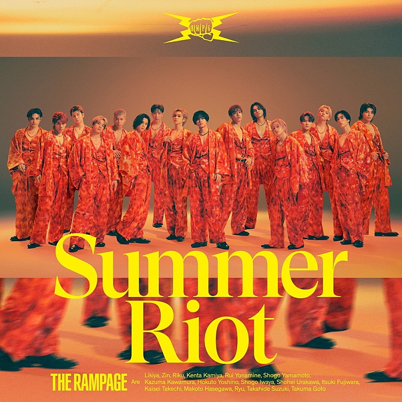 THE RAMPAGE from EXILE TRIBE「【ビルボード】THE RAMPAGE『Summer Riot ～熱帯夜～／Everest』初週22.9万枚でシングル・セールス首位、自己最高スタート」1枚目/1