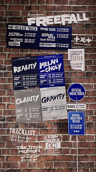 「TOMORROW X TOGETHER、ニューアルバム『The Name Chapter: FREEFALL』プロモスケジュール公開」
