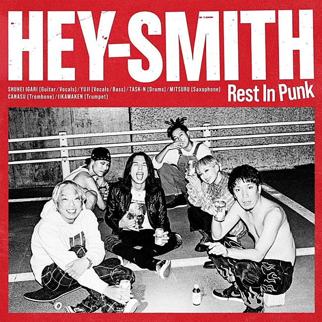 HEY-SMITH「HEY-SMITH、ニューAL『Rest In Punk』ジャケ写＆収録曲発表」1枚目/3