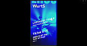 ＷｕｒｔＳ「WurtS、ライブハウスツアー最終公演をTikTokライブ生配信決定」1枚目/2