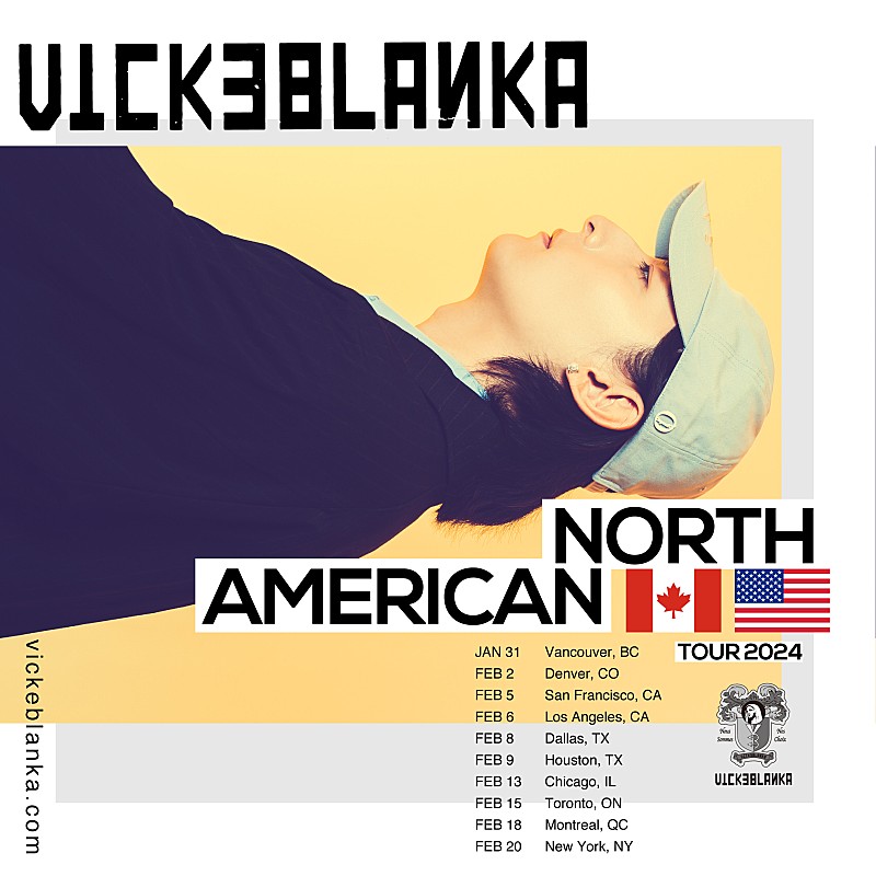 ビッケブランカ「ビッケブランカ、初の北米単独ツアー【Vicke Blanka North American Tour 2024】開催決定」1枚目/2