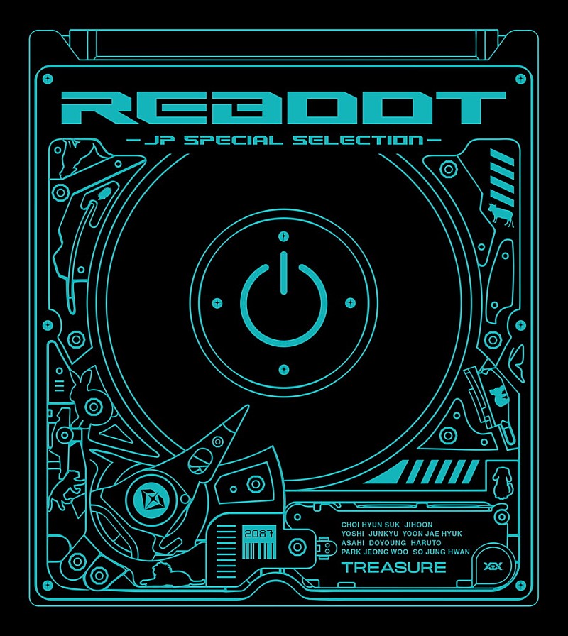 TREASURE「【ビルボード】TREASURE『REBOOT -JP SPECIAL SELECTION-』アルバム・セールス首位獲得　韓国AL『REBOOT』と揃ってトップ3入り」1枚目/1