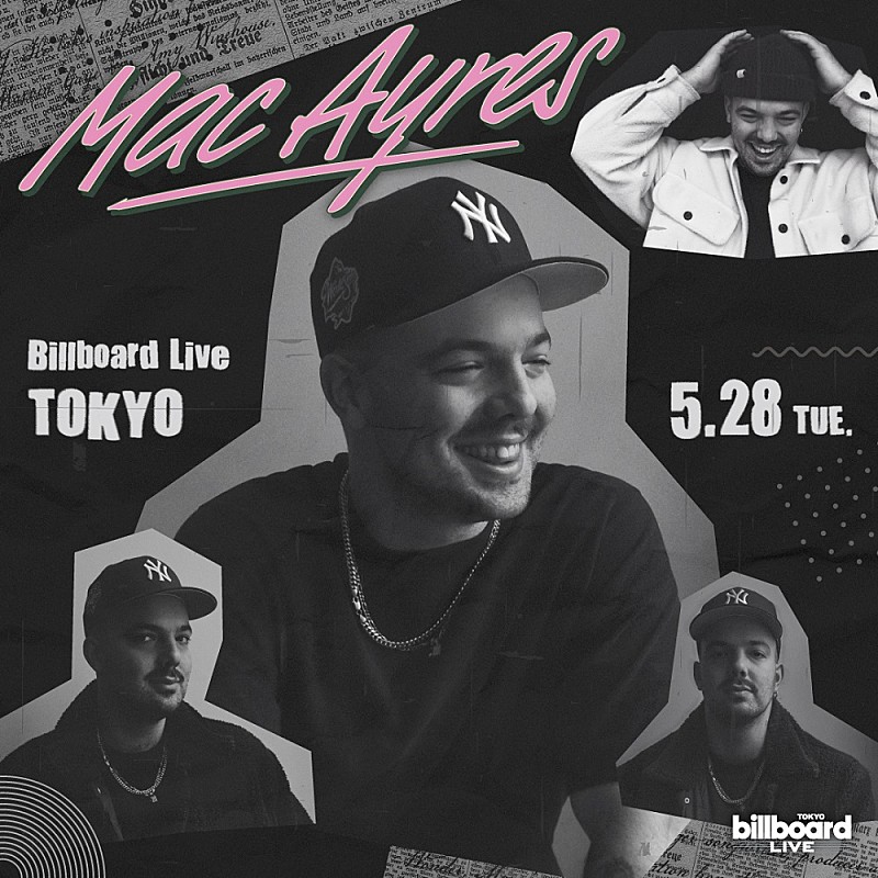 マック・エアーズ、5月に初来日公演をビルボードライブ東京で開催