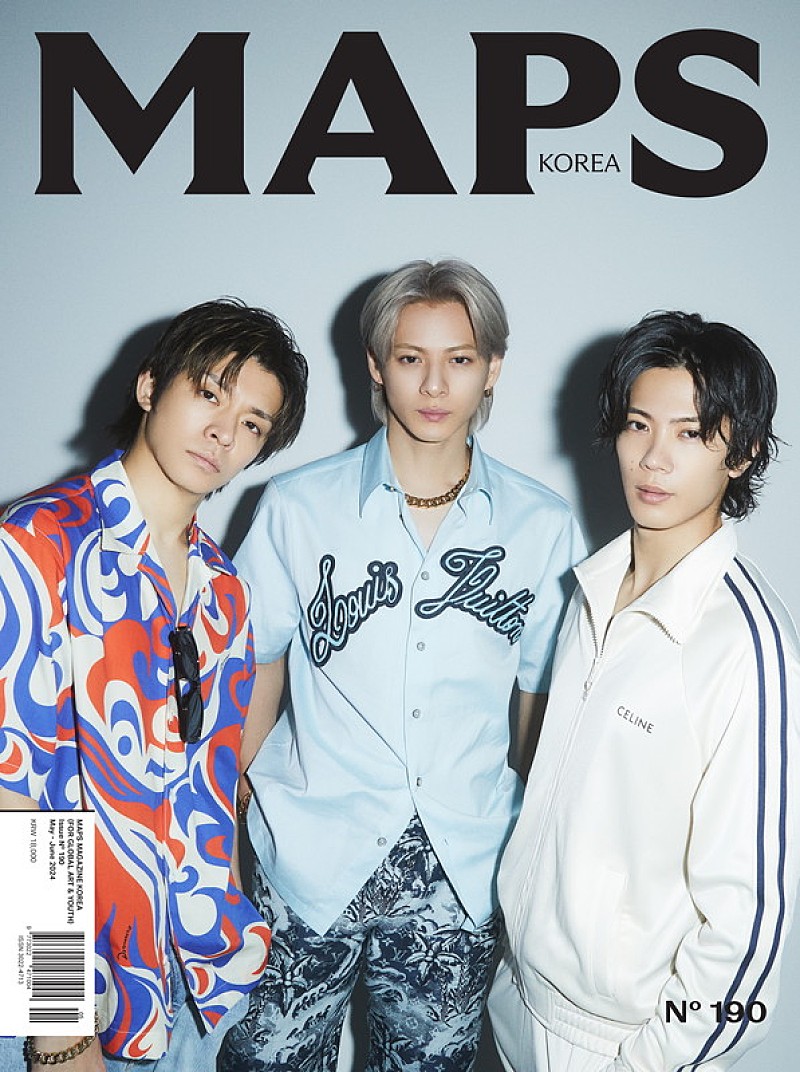 Number_i、韓国雑誌『MAPS』初の日韓W表紙に「自分でも楽しみ」「嬉しい気持ち」「すごく新鮮」