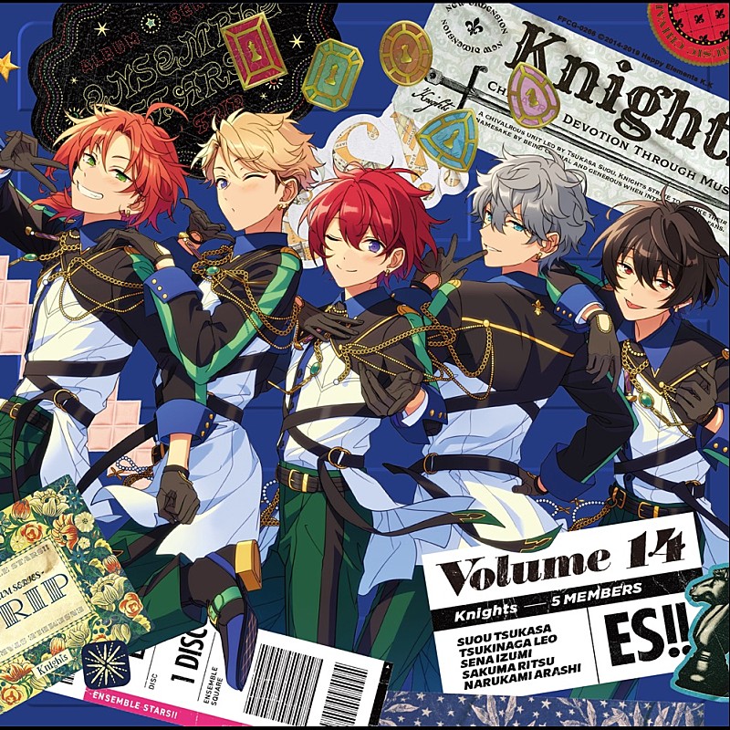 Knights「【ビルボード】『あんスタ』Knightsがシリーズ初のアルバム・セールス首位獲得　ENHYPEN／RMが続く」1枚目/1