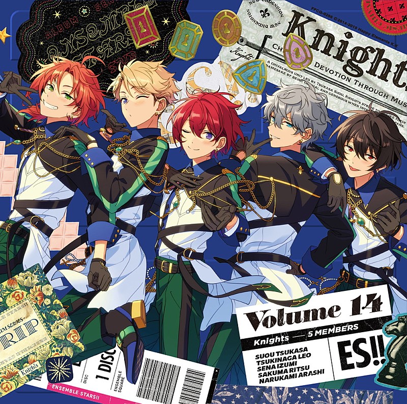 Knights「【ビルボード】『あんスタ』Knightsがシリーズ初の総合アルバム首位獲得　RM／ENHYPENが続く」1枚目/2