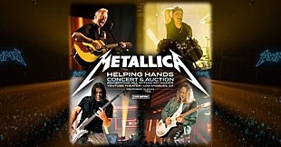 メタリカ「メタリカ、チャリティ・コンサート【The Helping Hands Concert &amp; Auction 2024】を12/13にLAで開催」