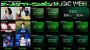 Omoinotake「Omoinotake／星野源／anoが決定『オールナイトニッポン MUSIC WEEK』」