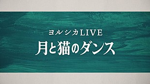 ヨルシカ「ヨルシカ、音楽ライブ＆朗読劇【月と猫のダンス】Blu-ray/DVDのティザー映像公開」