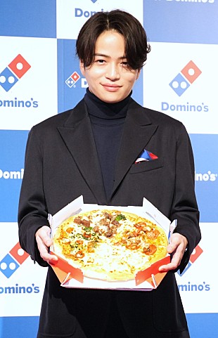 「菊池風磨、「家族や友達と分け合って食べてる」 「ドミノ・ピザ」のアンバサダ－就任に喜び」