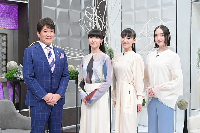 Perfume「Perfumeが『日曜日の初耳学』に登場、知られざる25年や「何歳まで？」への率直な思いなどが明らかに」1枚目/6