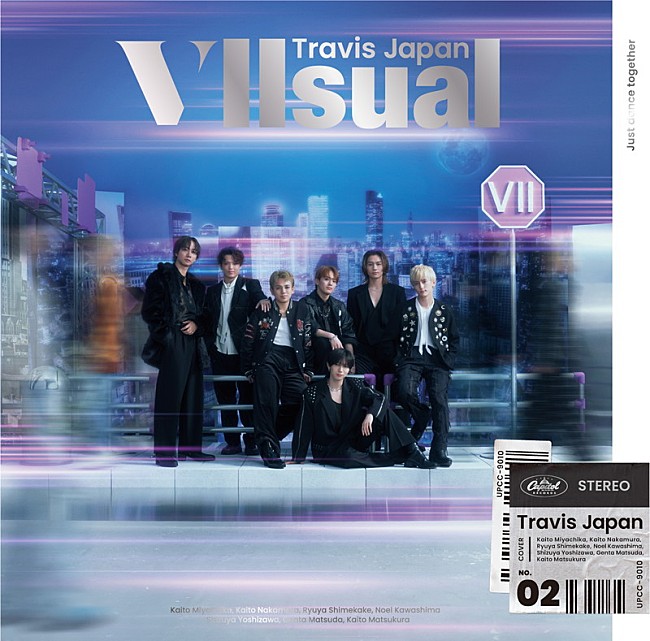 Travis Japan「Travis Japan、新曲「Crazy Crazy」MV公開　アルバム『VIIsual』ジャケット＆収録曲も解禁」1枚目/5