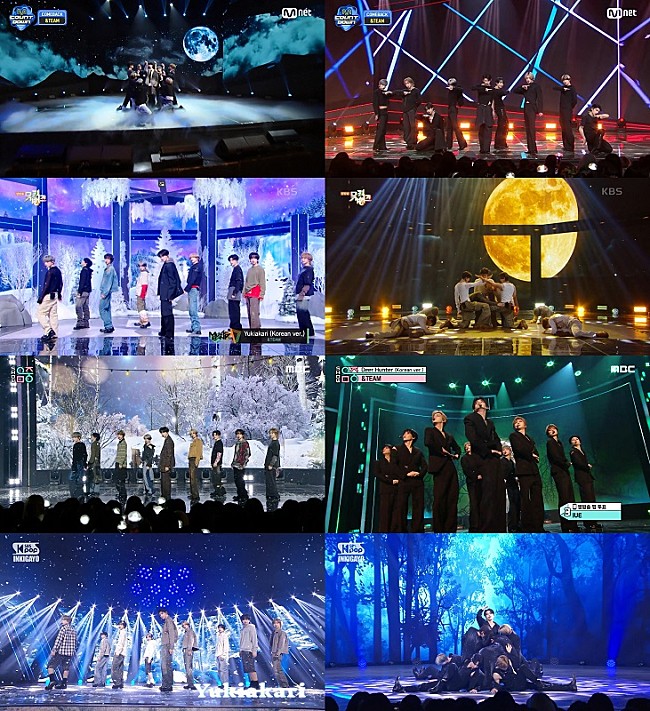 「&amp;TEAM「楽しく舞台ができた」、4日間の韓国活動で現地の音楽番組に連続出演」1枚目/9