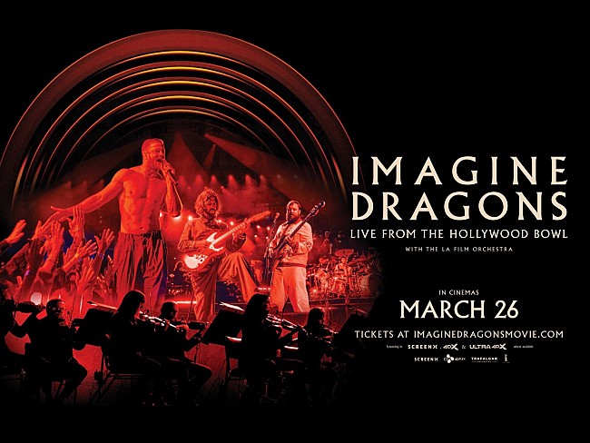 「イマジン・ドラゴンズ、ライブ映画『IMAGINE DRAGONS: LIVE FROM THE HOLLYWOOD BOWL』日本でも限定上映決定」1枚目/1