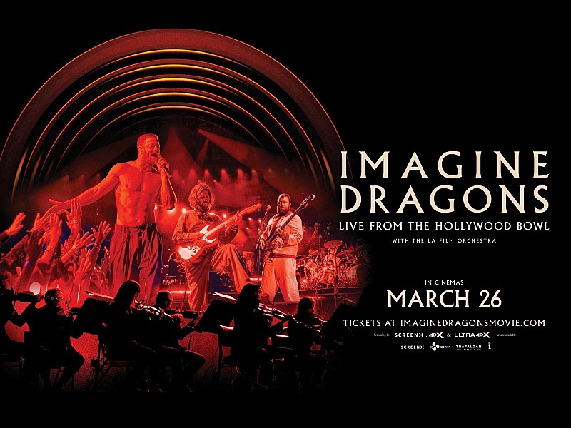 「イマジン・ドラゴンズ、ライブ映画『IMAGINE DRAGONS: LIVE FROM THE HOLLYWOOD BOWL』日本でも限定上映決定」1枚目/1