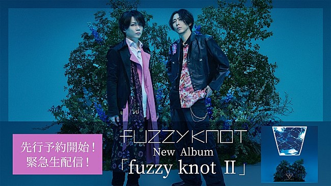 「fuzzy knot、ニューAL『fuzzy knot II』リリース決定＆詳細解禁　YouTube生配信も実施へ」1枚目/3