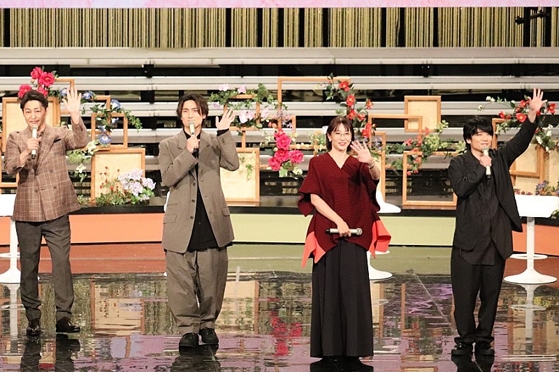 「大河ドラマ「べらぼう」安田顕、中村隼人、水野美紀、風間俊介がファンの前で舞台裏ト－ク」1枚目/1