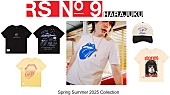 「ザ・ローリング・ストーンズ、「RS No.9 HARAJUKU」で2025年春夏コレクション新商品発売」1枚目/1