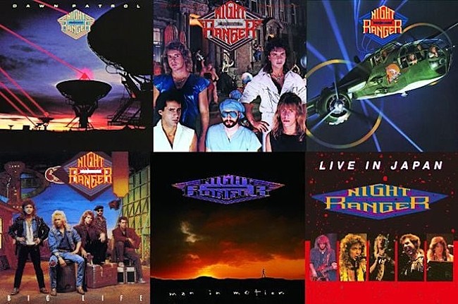 「ナイト・レンジャー、80年代の5タイトル＆ライブ盤が紙ジャケ仕様で発売決定」1枚目/1