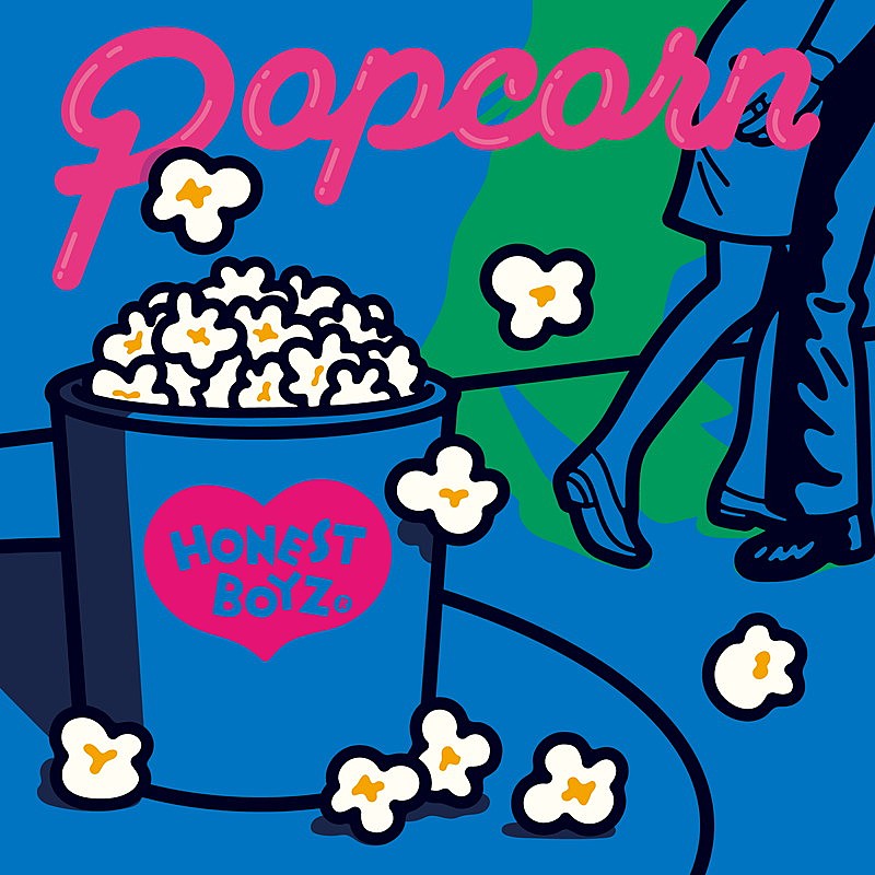 HONEST BOYZ（R）、RIEHATA／遠藤翼空＆山本光汰（KID PHENOMENON）迎えた「Popcorn」配信リリース